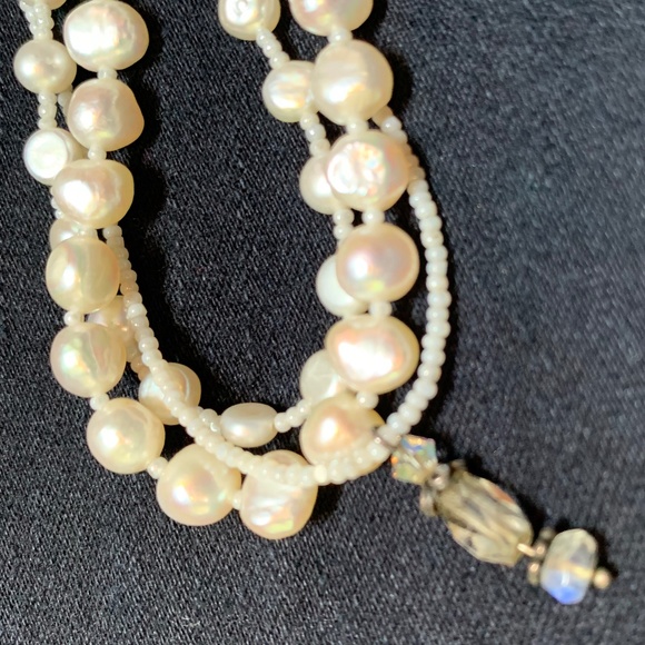 Freshwater Pearl, Crystal, and Sterling Jewelry Se - Picture 9 of 9